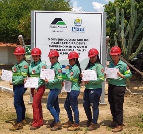 Brazilian Nickel employees trained and part of the Emergency Response Team