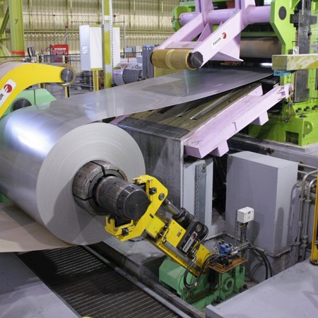 Cold rolling produces stainless steel to tight tolerances - ©Outokumpu